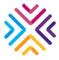 colour-icon success4all icon: blue, pink, purple and yellow arrows all pointing to the centre