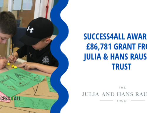 Success4All Awarded £86,781 Grant From Julia & Hans Rausing Trust