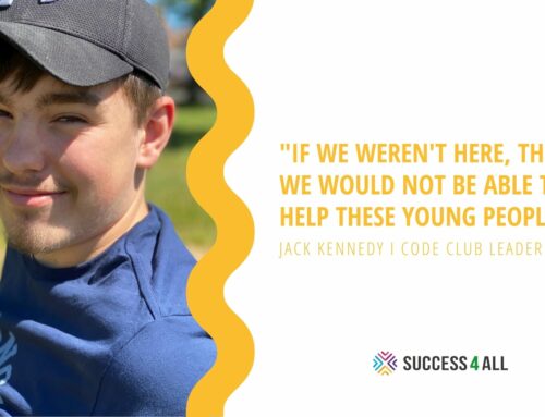 Meet Jack: Success4All’s Code Club Leader & Online Tutor