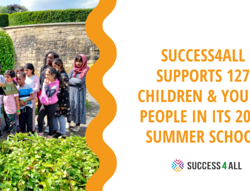 SUCCESS4ALL SUPPORTS 127 CHILDREN & YOUNG PEOPLE IN ITS 2022 SUMMER SCHOOL