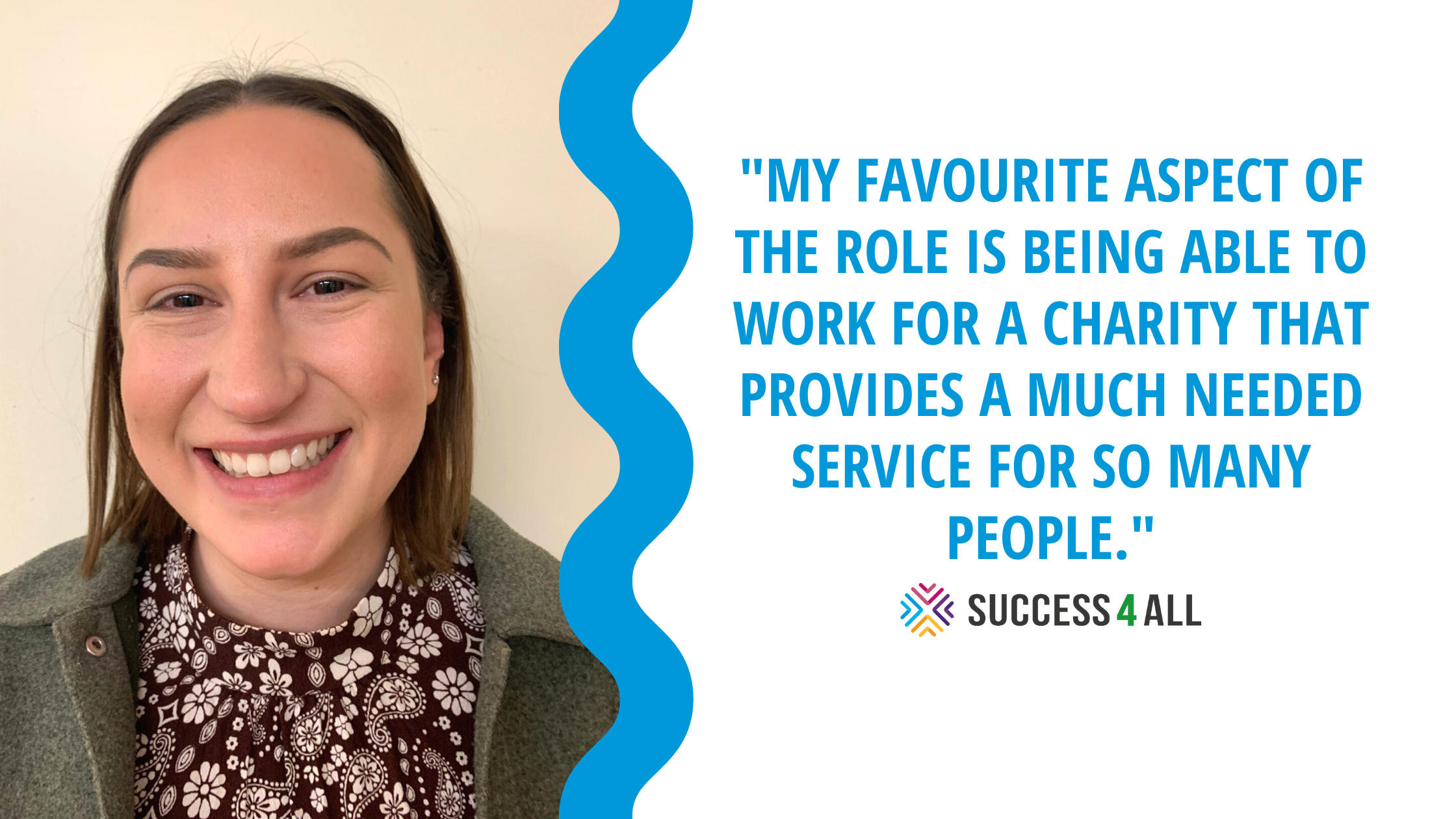 Meet our Team: Louise O'Brien ~ My favourite aspect of the role is being able to work for a charity that provides a much needed service for so many people.